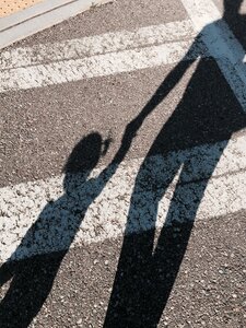 Daughter happiness together