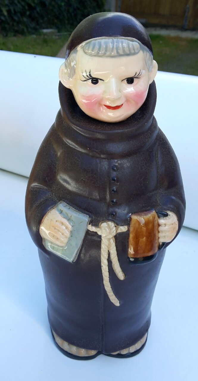 Bottle monk old bottle