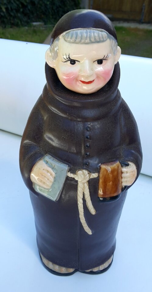 Bottle monk old bottle