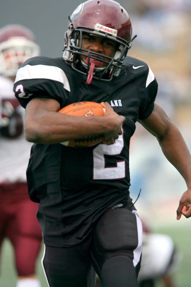 Football player american football pigskin