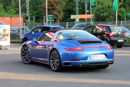 Sports car auto porsche targa