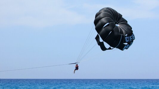 Sky extreme parachute photo
