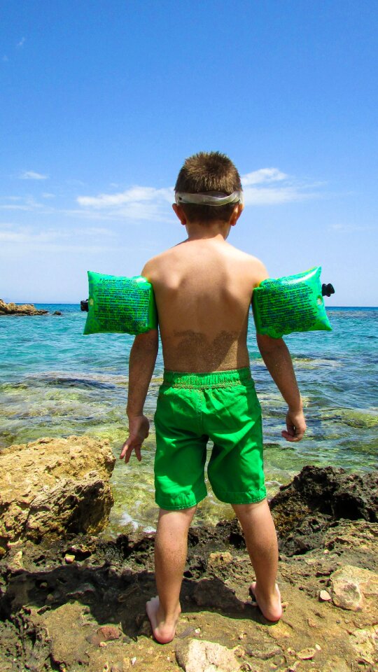 Sea beach child photo