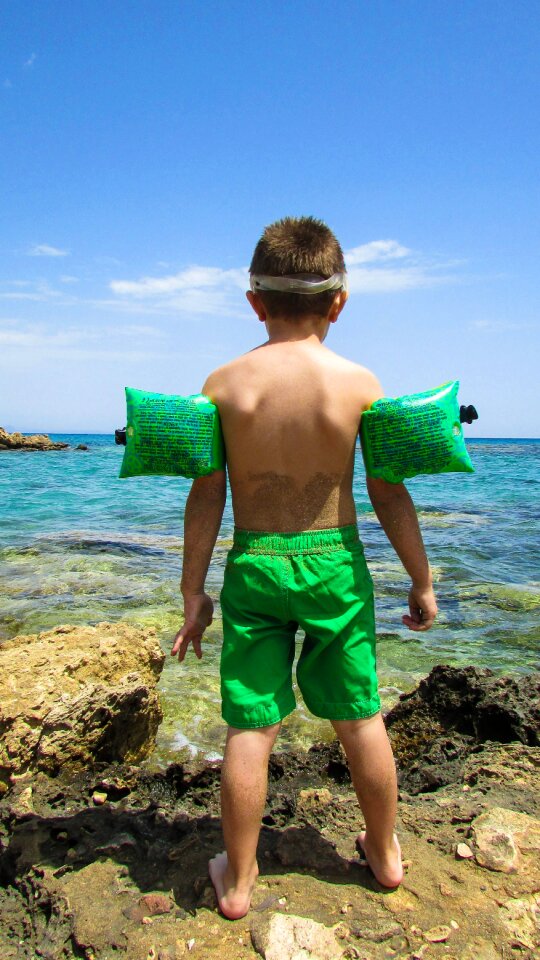 Sea beach child