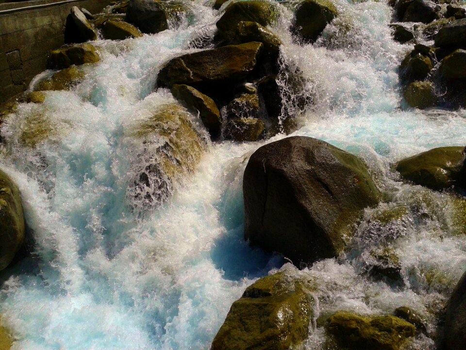 Rock stones wall