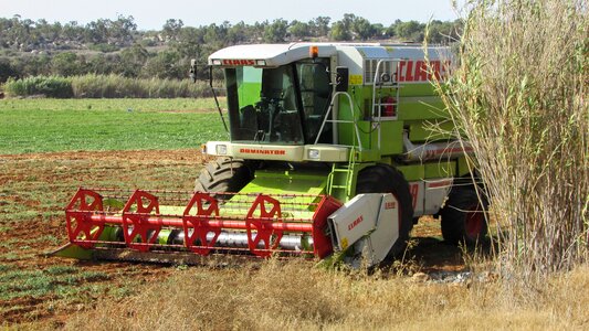 Farming harvesting equipment photo