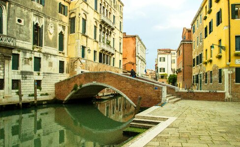 Stone bridge water italian style