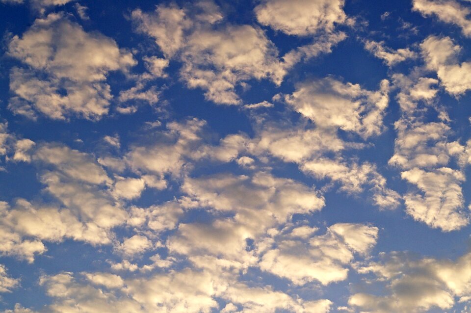 Blue white clouds