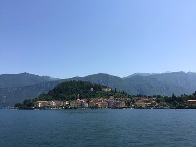 Italy landscape lake photo