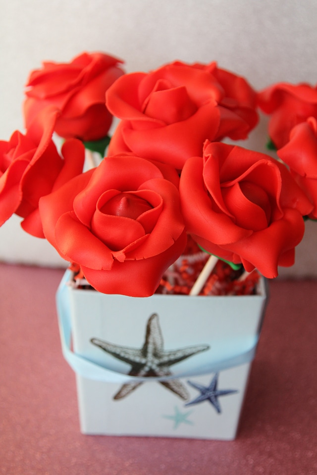 Dessert boxed bouquet
