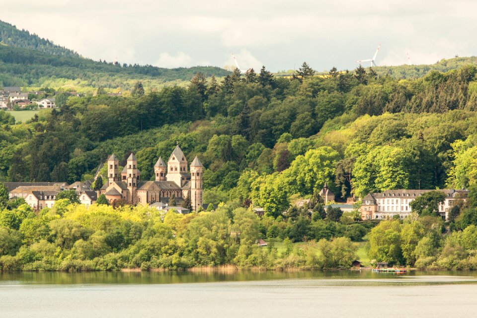 Rest lake benedictine abbey of maria laach