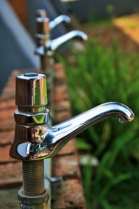 Shiny drinking faucet photo
