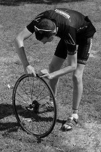 Repair wheel bicycle wheel