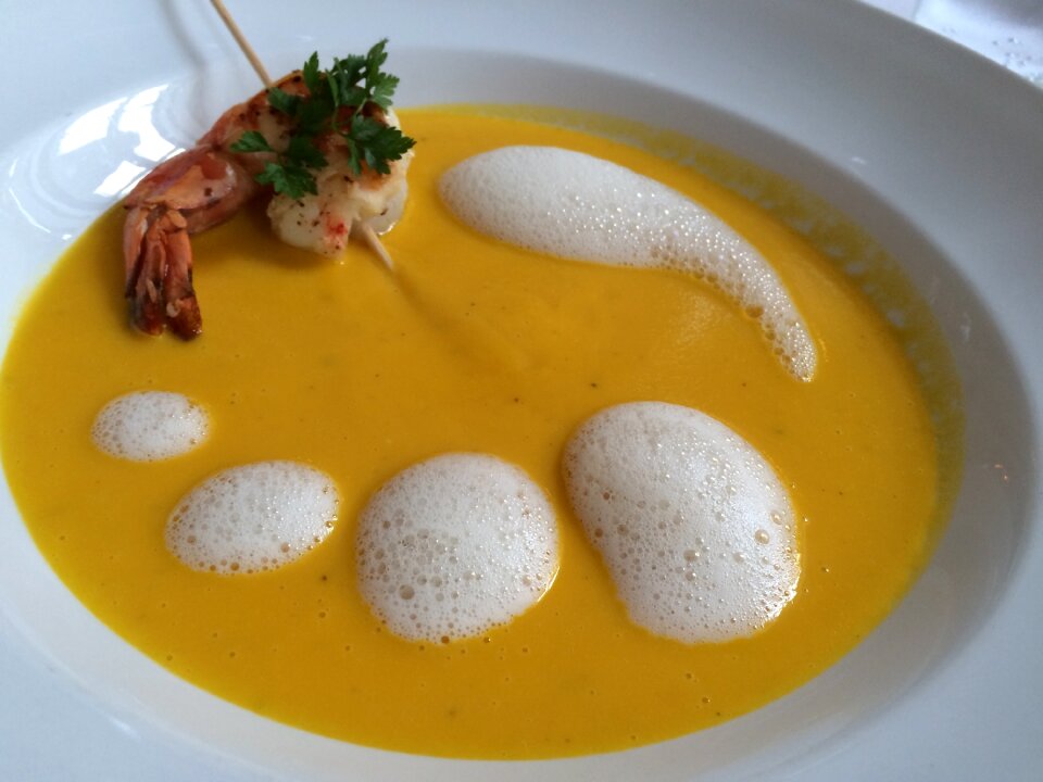 Soup shrimp warm starters