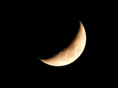 Astronomy lunar phase photo