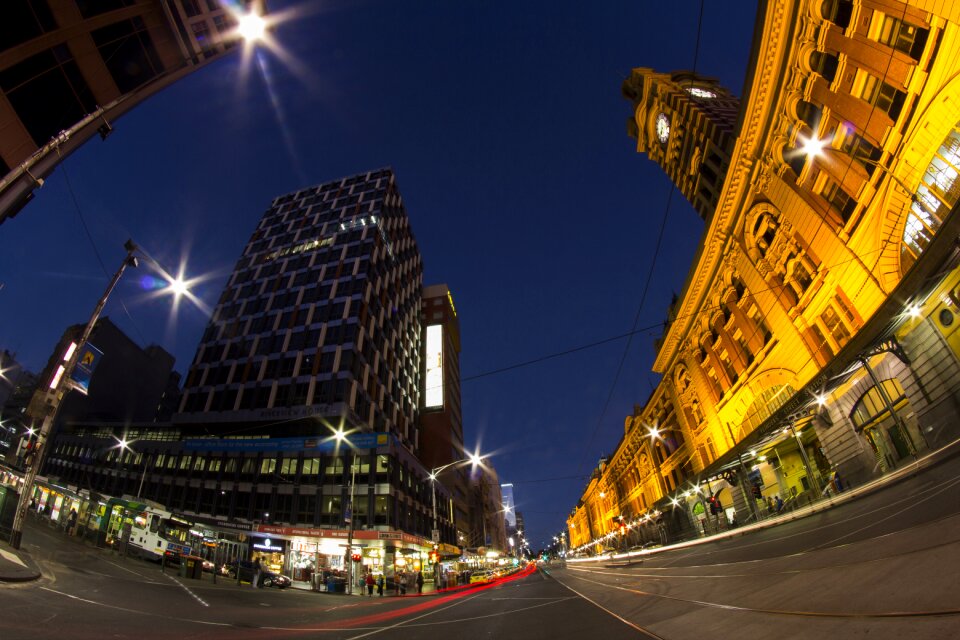 Fisheye night long exposure