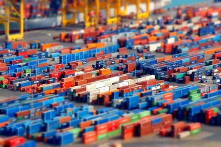 Container platform container terminal shipping
