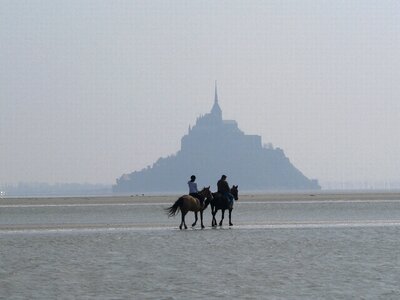 Mont saint michel normandy landscape