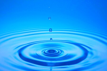 Drop of water macro water