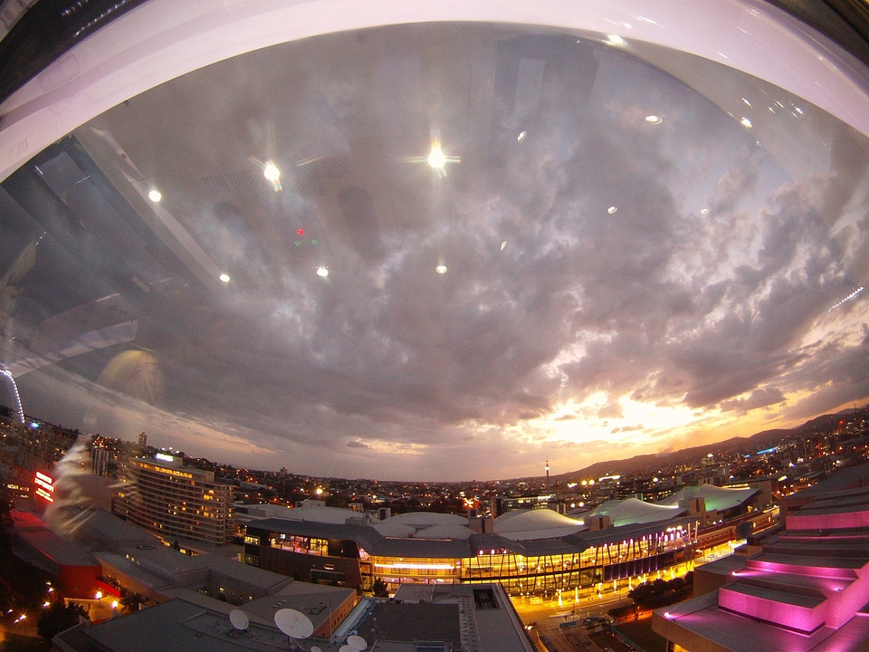 Lights architecture skyline