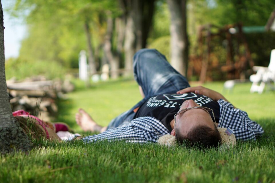 Outside relax enjoy