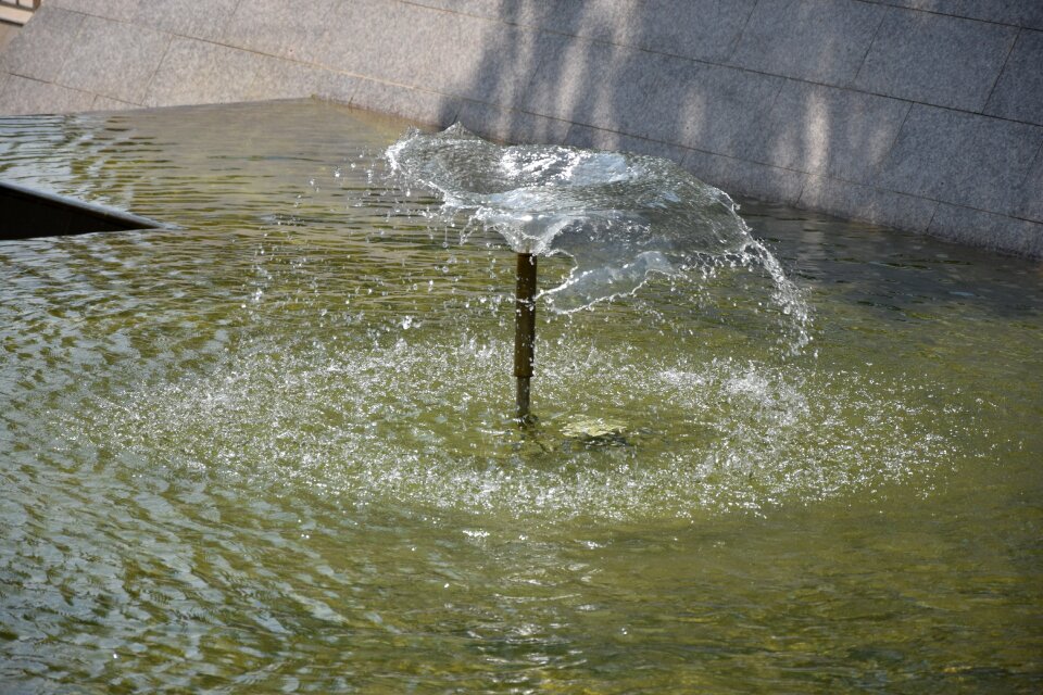 Water fountain summer