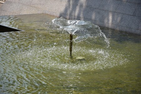 Water fountain summer photo