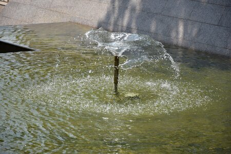 Water fountain summer