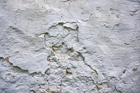 Old white cracks