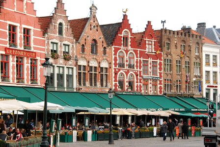 Facade houses hospitality