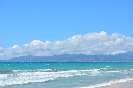 Summer sun blue