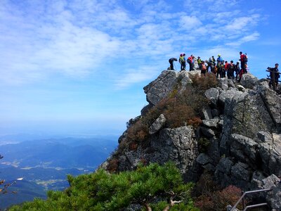 Hiking sky clouds