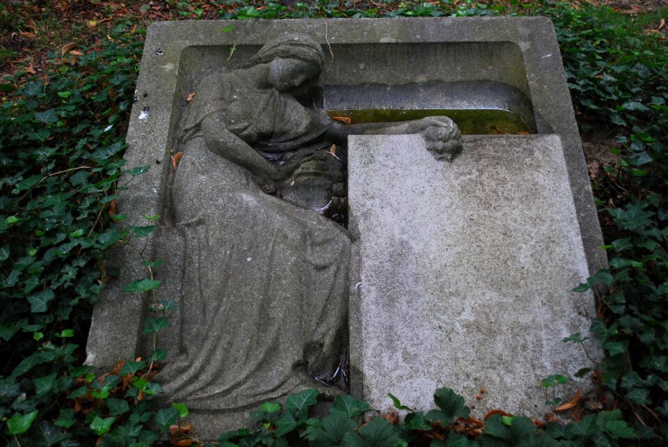Old cemetery graves memorial