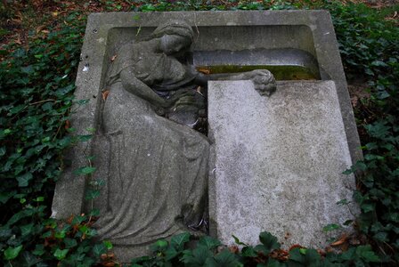 Old cemetery graves memorial