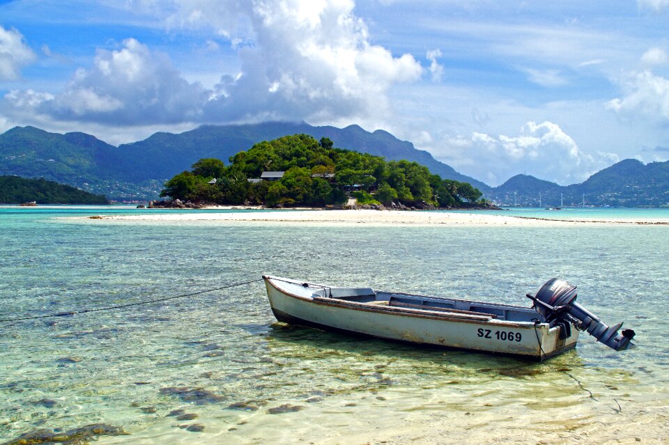 Landscape wild coast sandy beach