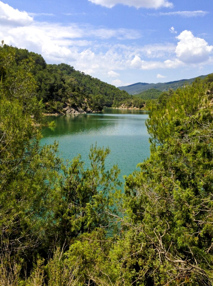 Water landscape mountain