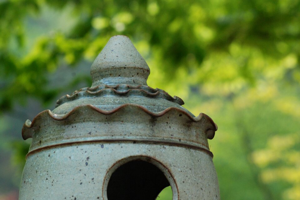 Structures greenery background