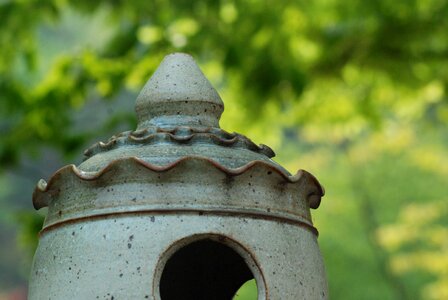 Structures greenery background