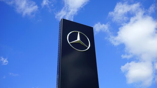 Mercedes black elegant