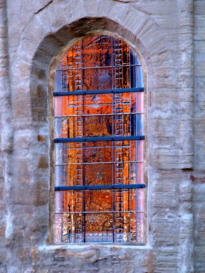 Glass blocks historically colorful glass