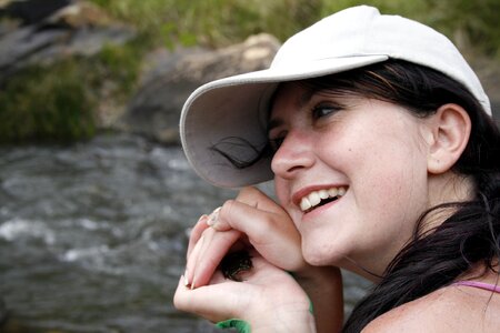 Female young caucasian photo