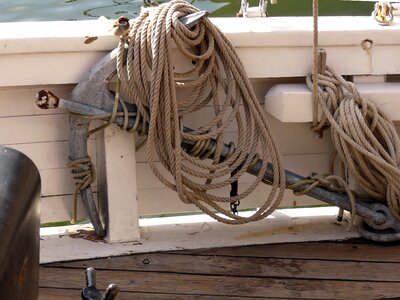 Sailing vessel sailing water