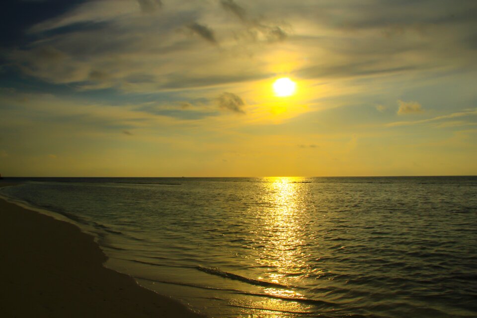 Sun brand colorful sunset