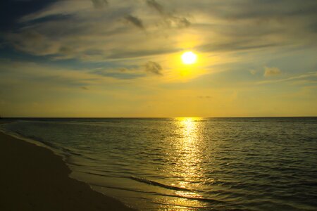 Sun brand colorful sunset