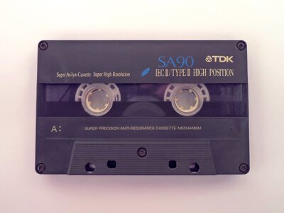 Audio cassette music old