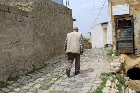 Person walking country life