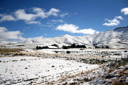 Snow winter peaks