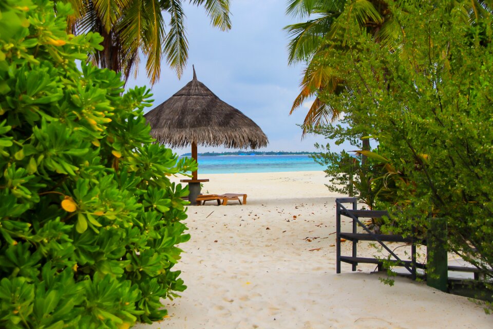 Ocean water sandy beach