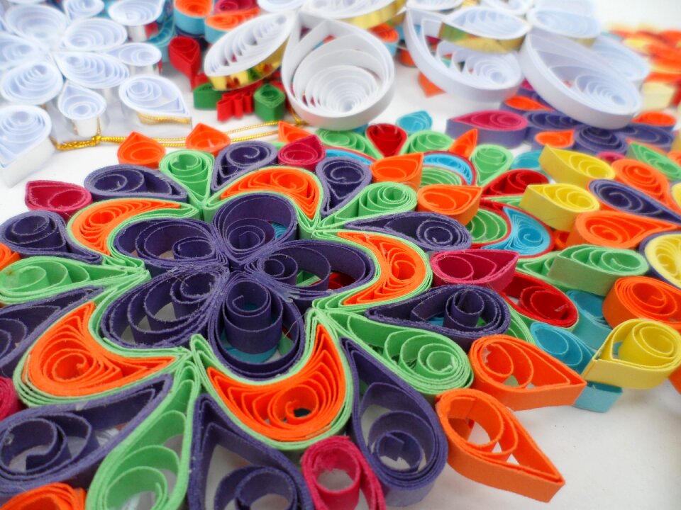 Mandalas filigree colors
