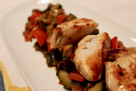 Dinner cuisine gourmet